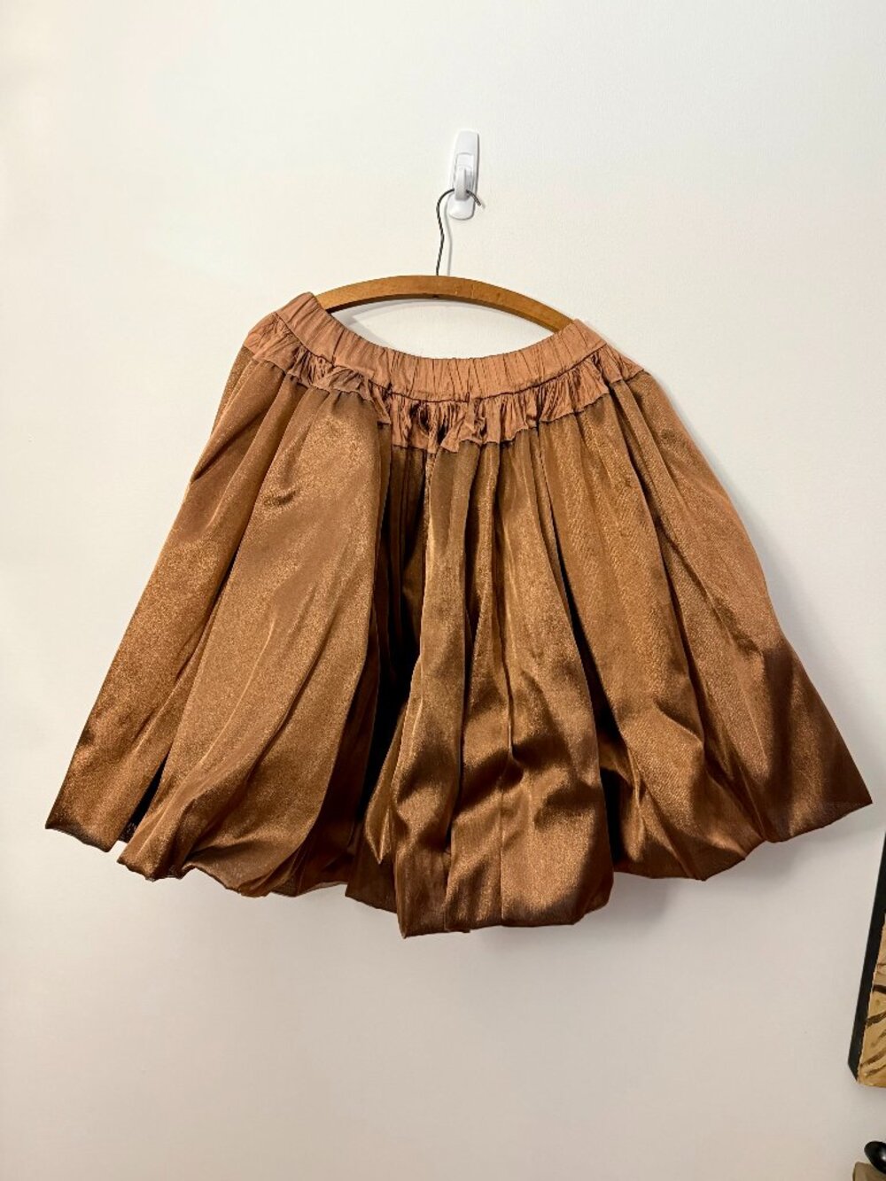 Sofistafunk Bronze Full Knee Length Skirt